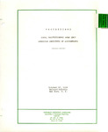 Proceedings of the technical session on Local practitioners work shop, held at the Annual meeting of the American Institute of Accountants, New York, October 18, 1954.