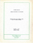 Proceedings of the Luncheon session, held at the Annual meeting of the American Institute of Accountants, Houston, October 7, 1952; Reserve Board Policy Viewed in the Light of Present Problems by Marriner S. Eccles