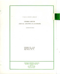 Proceedings of the Luncheon session held at the Annual meeting of the American Institute of Accountants, New York, October 18, 1954.