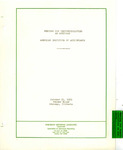 Proceedings of the technical session on Meeting our responsibilities as auditors, held at the Annual meeting of the American Institute of Accountants, Chicago, October 21, 1953.