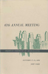 Program of the 67th Annual meeting of the American Institute of Accountants, New York, October 17-21, 1954.