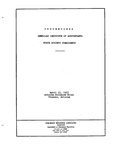 Proceedings of the Spring meeting of the State Society Presidents, held during the Council of the American Institute of Accountants, Phoenix, April 15, 1953. by American Institute of Accountants