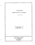 Proceedings of the Fall meeting of Council of the American Institute of Accountants, Atlantic City, N.J., October 6 and 9, 1951.