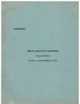 Minutes of the Proceedings of the Fall meeting of Council of the American Institute of Accountants, Miami Beach, November 3 and 6, 1947.