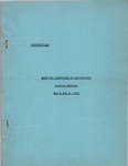 Minutes of the Proceedings of the Spring meeting of Council of the American Institute of Accountants, New York, May 1-2, 1945.