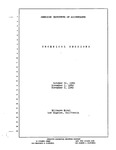 Proceedings of the Technical sessions held at the Annual meeting of the American Institute of Accountants, Los Angeles, October 31-November 2, 1949.