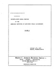 Proceedings of the Annual meeting of the American Institute of Certified Public Accountants, 79th, Boston, Mass., October 1-5, 1966. Volume 1 by American Institute of Certified Public Accountants (AICPA)