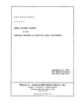 Annual meeting of the American Institute of Certified Public Accountants, 83rd, New York, September 21, 1970. by American Institute of Certified Public Accountants (AICPA)
