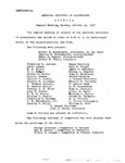 Fall meeting of Council of the American Institute of Accountants, New York, October 18, 1937