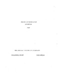 Inquiry on depreciation accounting - preliminary report. by American Institute of Accountants