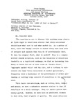 Inventory -- What Is the Lower of Cost or Market? Opening Remarks of Chairman,  October 20, 1937