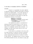 Report of the Special Committee on Auditing Procedure, May 8, 1939 (corrected copy)