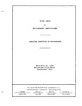 Roundtable discussion on Accountants' certificates held at the Annual meeting of the American Institute of Accountants, Cincinnati, September 28, 1938. by F. H. BHurdman and American Institute of Accountants