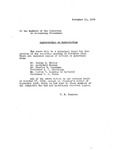 Letter from T. H. Sanders to Committee on Accounting Procedure, re: Depreciation on Appreciation, November 15, 1939