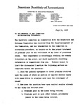 Letter from T. H. Sanders to Committee on Accounting Procedure, re: Proper Treatment of Premiums Paid on the Retirement of Preferred Stock, July 31, 1939