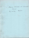 Spring meeting of Council of the American Institute of Accountants, New York, April 12, 1937.