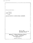 Spring meeting of Council of the American Institute of Certified Public Accountants, Boca Raton, Florida, May 4-7, 1964. by American Institute of Certified Public Accountants. Council