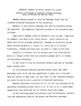 Outline of Program of Advisory Council Meetings Held on October 18 and 22, 1937 by American Institute of Accountants. Advisory Council of State Society Presidents