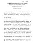 Statements of Accounting Principles and Procedures, July 17, 1939 by American Institute of Accountants. Committee on Accounting Procedure