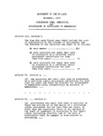 Amendment to the By-Laws, November, 1939, Concerning Dues, Admission, and Advancement of Associates to Membership by American Institute of Accountants.