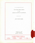 Proceedings of meeting on Audit Working Papers, held in connection with the fifty-third Annual meeting of the American Institute of Accountants, Memphis, October 17, 1940. by Maurice E. Peloubet and American Institute of Accountants