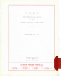 Proceedings of the Fall meeting of the Benevolent Fund of the American Institute of Accountants, Memphis, October 18, 1940. by American Institute of Accountants. Benevolent Fund