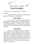 Report of Special Committee on Cooperation with Bar Association, October 3, 1940 by F. P. Byerly and American Institute of Accountants. Special Committee on Cooperation with Bar Association