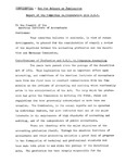 Report of the Committee on Cooperation with the S.E.C. April 6, 1943