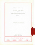 Proceedings of the meeting on Experiences with Extensions of Auditing Procedure held in connection with the fifty-third Annual meeting of the American Institute of Accountants, Memphis, October 17, 1940. by American Institute of Accountants