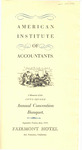 Memento of the fifty-second annual convention banquet, September Twenty-first, 1939, Fairmont Hotel, San Francisco, California. by American Institute of Accountants