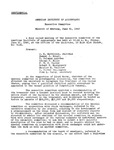 Minutes of Meeting, June 21, 1940 by American Institute of Accountants. Executive Committee.