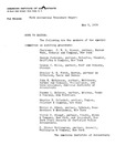 Members of the Special Committee on Auditing Procedure, May 9, 1939 by American Institute of Accountants. Special Committee on Auditing Procedure