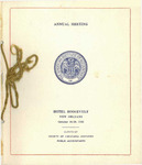 Annual meeting, Hotel Roosevelt, New Orleans, October 16-19, 1933. Program by American Institute of Accountants