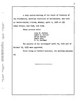 Spring meeting of the Board of Trustees of the Foundation of the American Institute of Accountants, Boston, April 9, 1934. by American Institute of Accountants. Foundation. Board of Trustees