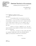 Letter to the members of Council of the American Institute of Accountants, March 4, 1935. (Meeting of the Council, April 8, 1935) by American Institute of Accountants