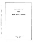 Proceedings of the Spring meeting of Council of the American Institute of Accountants, New York, April 9, 1934. by American Institute of Accountants. Council