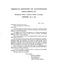 Annual meeting, 1930, Broadmoor Hotel, Colorado Springs, Colo., September 15th to 18th. (Letter to members and associates of the American Institute of Accountants, July 7, 1930.) by John M. Gilchrist and American Institute of Accountants. Committee on Meetings