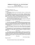 Annual meeting, Muehlebach Hotel, Kansas City, Mo., October 17 to 20, 1932. (Letter to members and associates of the American Institute of Accountants, September 16, 1932.) by John L. Carey and American Institute of Accountants. Committee on Meetings