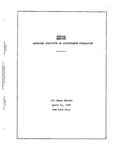 Spring meeting of the Foundation of the American Institute of Accountants (, New York, April 11, 1932 (Special Meeting) by American Institute of Accountants. Foundation