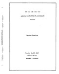 Annual meeting of the American Institute of Accountants, Chicago, October 15-18, 1934. by American Institute of Accountants