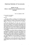 Report of the Special Committee on Cooperation with Bankers, September 10, 1923. by American Institute of Accountants, Special Committee on Cooperation with Bankers.