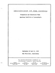 Proceedings of the Fall meeting of Council of the American Institute of Accountants, San Francisco, September 18 and 21, 1939.