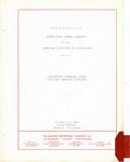 Proceedings of meeting on Accounting Problems Under National Defense Contract held in connection with the fifty-third Annual meeting of the American Institute of Accountants, Memphis, October 17, 1940. by American Institute of Accountants