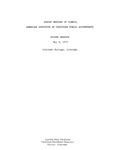 Spring meeting of Council of the American Institute of Certified Public Accountants, Colorado Springs, May 7-9, 1973. Volume 2 by American Institute of Accountants. Council