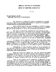 Report of Committee on Education. by Jno. R. Wildman and American Institute of Accountants, Committee on Education.