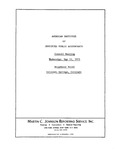 Spring meeting of Council of the American Institute of Certified Public Accountants, Colorado Springs, Colo., May 12, 1971. by American Institute of Certified Public Accountants. Council