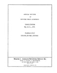 Spring meeting of Council of the American Institute of Certified Public Accountants, Colorado Springs, Colo., May 10-11, 1971. by American Institute of Certified Public Accountants. Council