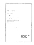 Council meeting of the eightieth annual meeting of the American Institute of Certified Public Accountants, September 23-27, 1967. by American Institute of Certified Public Accountants. Council