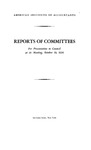 Reports of committees for presentation to Council at its meeting, October 19, 1936. by American Institute of Accountants