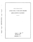 Proceedings of the Winter meeting of the Advisory Council of State Society Presidents of the American Institute of Accountants, Washington, D.C., January 6, 1936. by American Institute of Accountants. Advisory Council of State Society Presidents